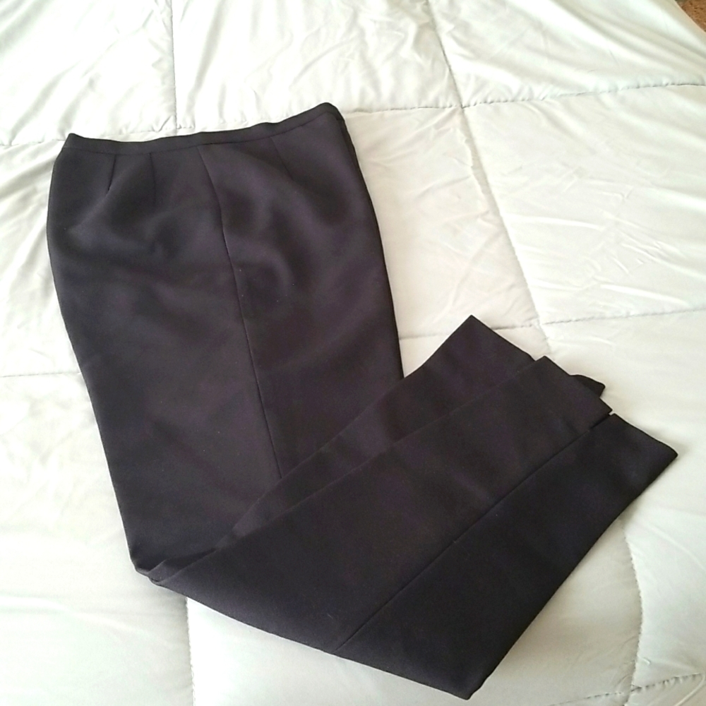 High waist trousers women's black pants size 4